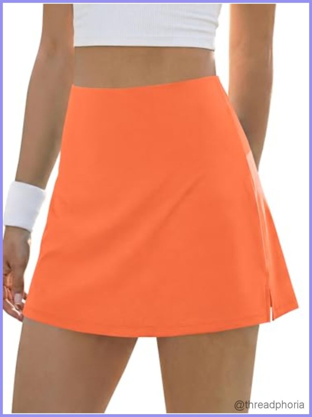 Women's Athletic Tennis Skort with Pockets Built-in Shorts High Waist Running